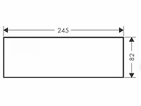 Hansgrohe axor myedition uitloopplaat (2x) - afbeelding 2 van  3