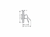 Hansgrohe badmengkraan vivenis inbouw mat zwart - afbeelding 2 van  5