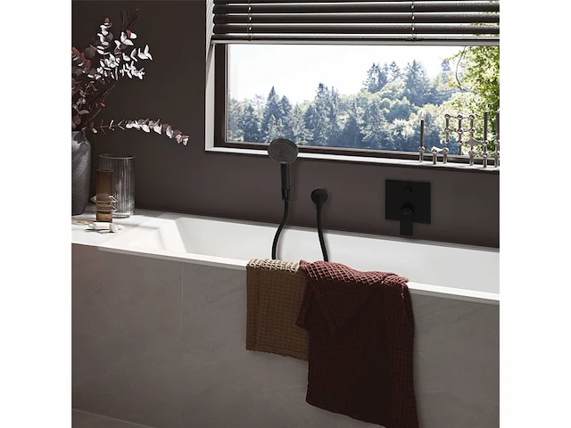 Hansgrohe badmengkraan vivenis inbouw mat zwart - afbeelding 3 van  5