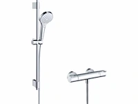 Hansgrohe croma select s vario renovatieset 72 cm met ecostat 1001 cl thermostaat wit/chroom - afbeelding 3 van  3