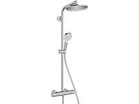 Hansgrohe crometta doucheset s 240 showerpipe met thermostaat chroom - afbeelding 1 van  4
