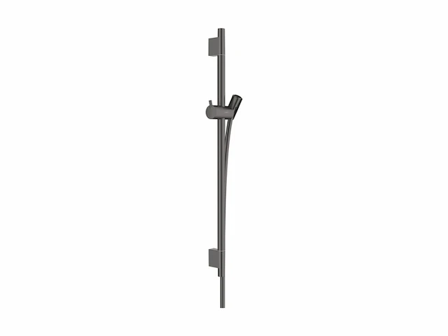 Hansgrohe glijstang unica s puro 65 cm met doucheslang brushed zwart chroom - afbeelding 1 van  1