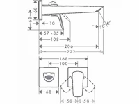 Hansgrohe logis wastafelmengkraan - afbeelding 2 van  2