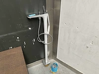 Hansgrohe puravida vrijstaande badkraan wit/chroom 15473400 inclusief inbouw voet - afbeelding 5 van  8