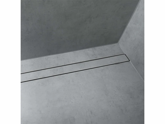 Hansgrohe rain drain rock complete set douchegoot 600mm kan gekoeld en betegeld worden - afbeelding 1 van  5