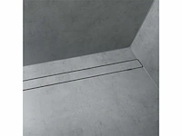 Hansgrohe rain drain rock complete set douchegoot 600mm kan gekoeld en betegeld worden - afbeelding 1 van  5
