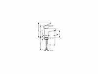 Hansgrohe talis e - fonteinkraan, chroom 71706000 - afbeelding 3 van  3