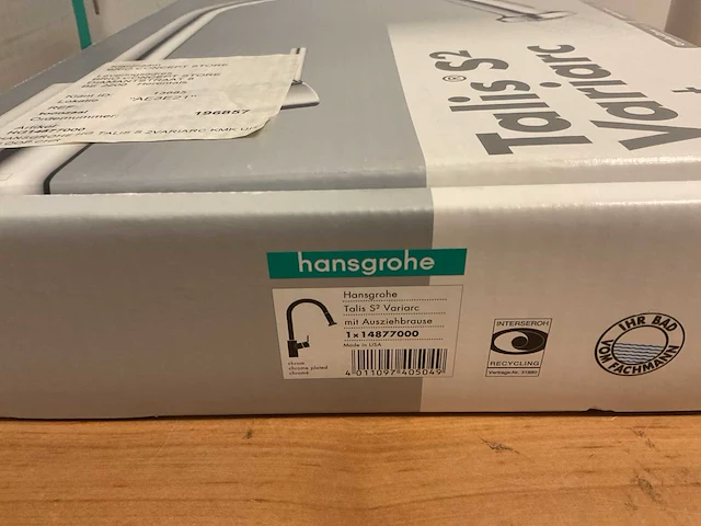 Hansgrohe talis s2 variarc keukenmengkraan - afbeelding 4 van  8