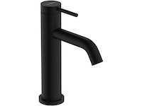 Hansgrohe tecturis s wastafelkraan engreeps bediening 110mm maat mat zwart - afbeelding 1 van  4