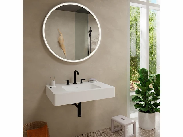 Hansgrohe tecturis s wastafelmengkraan met uitloop hoogte 152 mm mat zwart 73330670 - afbeelding 2 van  2
