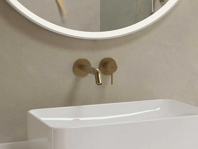 Hansgrohe tecturis wastafelkraan inbouw geborsteld brons - afbeelding 2 van  3