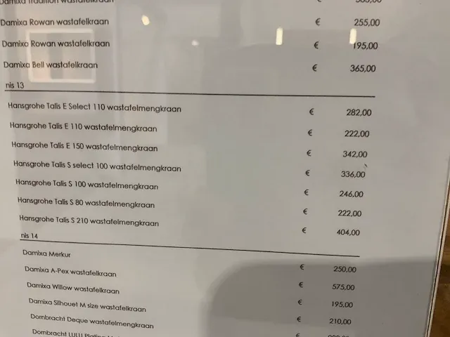 Hansgrohe wastafelkraan (7x) - afbeelding 5 van  6