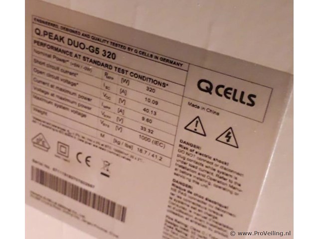 Hanwa q cells q.peak duo-g5 355 zonnepanelen - 1 pallet á 32 stuks - afbeelding 2 van  2