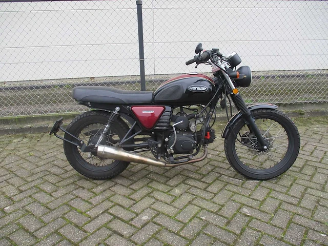 Hanway - bromfiets - raw50 caferacer - brommer - afbeelding 8 van  11