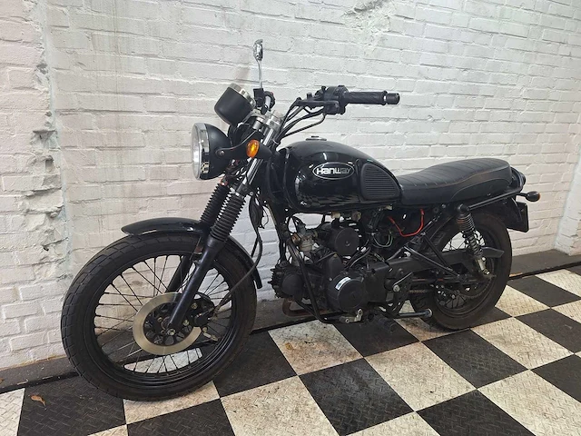 Hanway raw50 caferacer 45 km bromscooter 4takt - afbeelding 2 van  7