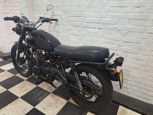 Hanway raw50 caferacer 45 km bromscooter 4takt - afbeelding 3 van  7