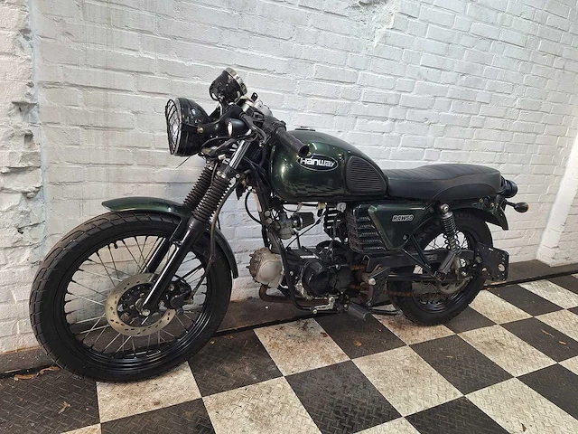 Hanway raw50 caferacer 45 km bromscooter 4takt - afbeelding 2 van  7