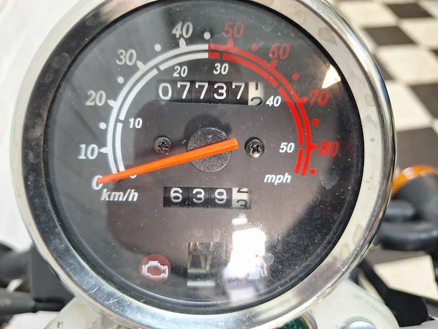 Hanway raw50 caferacer 45 km bromscooter 4takt - afbeelding 4 van  7