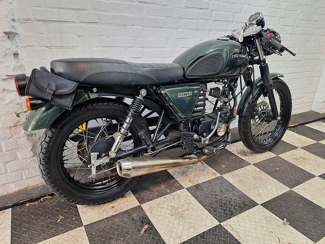 Hanway raw50 caferacer 45 km bromscooter 4takt - afbeelding 5 van  7