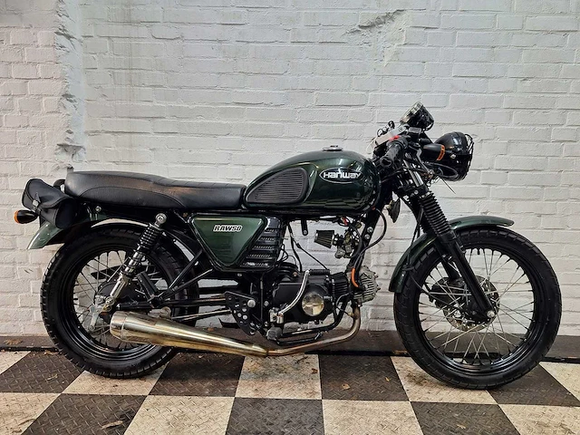 Hanway raw50 caferacer 45 km bromscooter 4takt - afbeelding 6 van  7