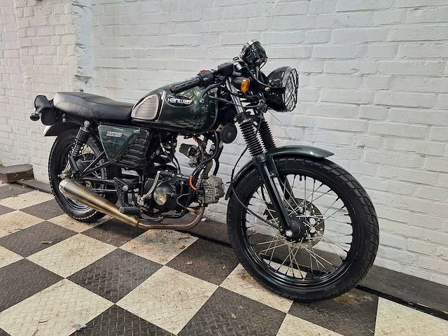 Hanway raw50 caferacer 45 km bromscooter 4takt - afbeelding 7 van  7