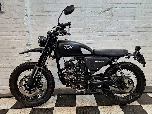 Hanway srambler 50 euro 5 45km 4takt schakelbrommer - afbeelding 1 van  7