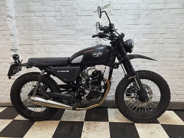 Hanway srambler 50 euro 5 45km 4takt schakelbrommer - afbeelding 5 van  7