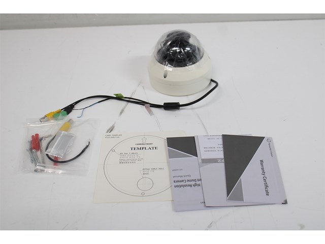 Hanwha hcv6080r bewakingscamera dome cctv binnen 1920 x 1080 pixels - afbeelding 2 van  2