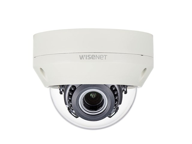 Hanwha hcv6080r bewakingscamera dome cctv binnen 1920 x 1080 pixels - afbeelding 1 van  2