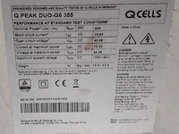 Hanwha q cells q.peak duo-g8 355 zonnepanelen - 20 stuks - afbeelding 2 van  2
