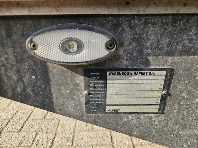 Hapert - 2019 - ta c44a - tandemasser - 764 cm - afbeelding 15 van  25