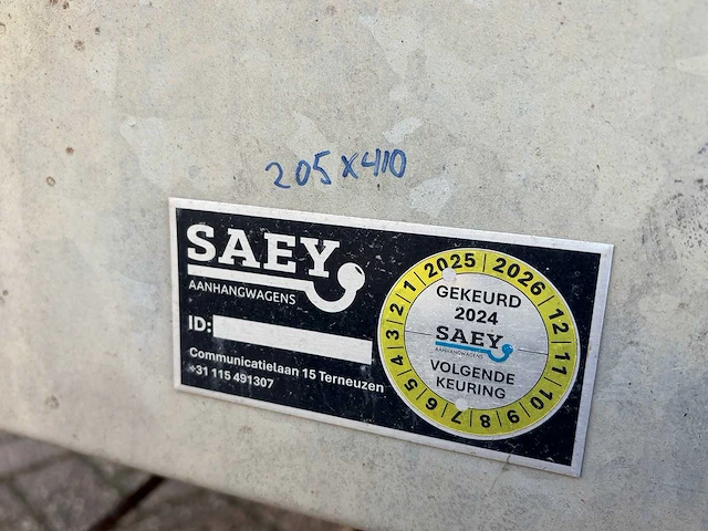 Hapert - 3x aanhanger - aanhangwagen - afbeelding 3 van  25