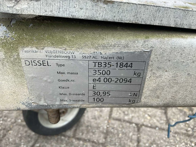 Hapert aanhangwagen (kieper) - afbeelding 15 van  17