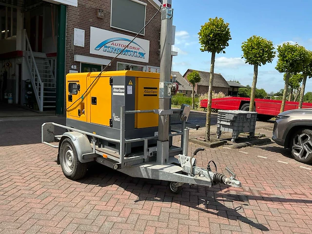Hapert/ atlas copco qas14 aggregaat/lichtmast aanhangwagen - afbeelding 12 van  23