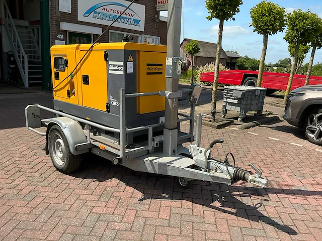 Hapert/ atlas copco qas14 aggregaat/lichtmast aanhangwagen - afbeelding 18 van  23