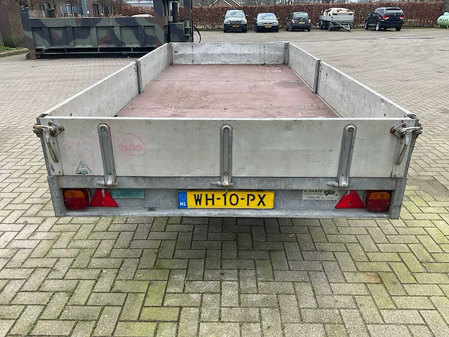 Hapert dl2000 dubbelasser aanhangwagen - afbeelding 4 van  8