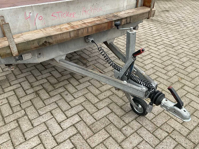 Hapert dl2000 dubbelasser aanhangwagen - afbeelding 7 van  8