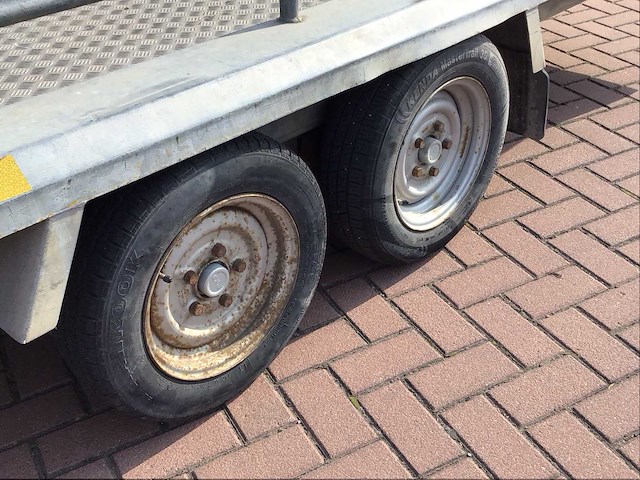 Hapert h2700 kantelbaar machine transporter - aanhangwagen - afbeelding 3 van  13