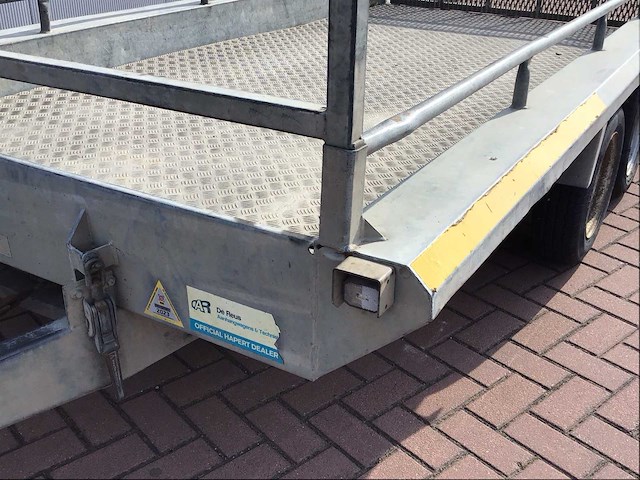 Hapert h2700 kantelbaar machine transporter - aanhangwagen - afbeelding 13 van  13