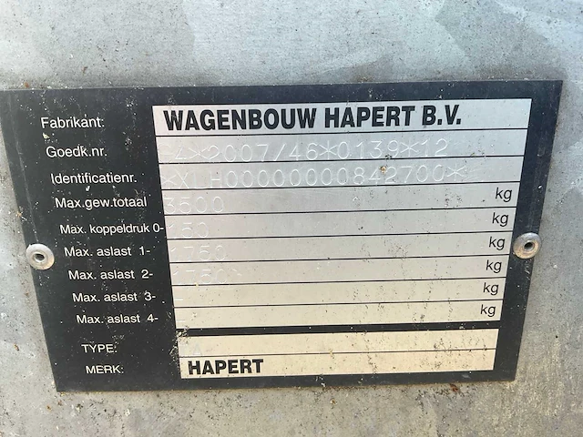 Hapert kieper aanhangwagen - afbeelding 10 van  18