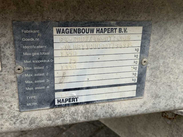 Hapert rolsteiger aanhangwagen - afbeelding 9 van  9