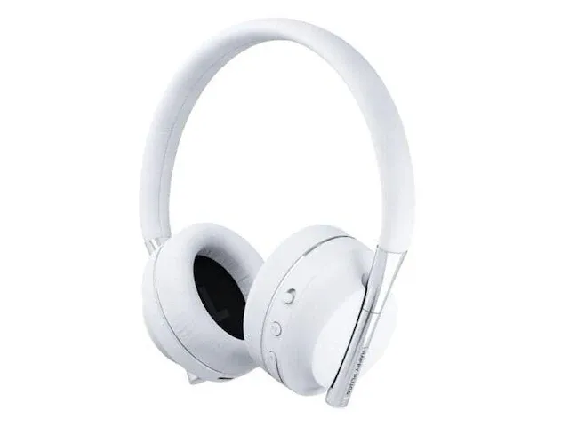 Happy plugs bt hoofdtelefoon limited volume for kids - wit - afbeelding 2 van  2