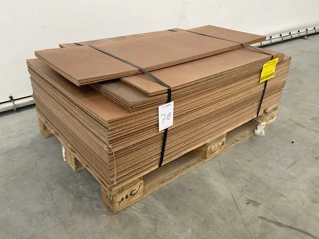 Hardboard plaat 1200x820x3mm (70x) - afbeelding 2 van  4