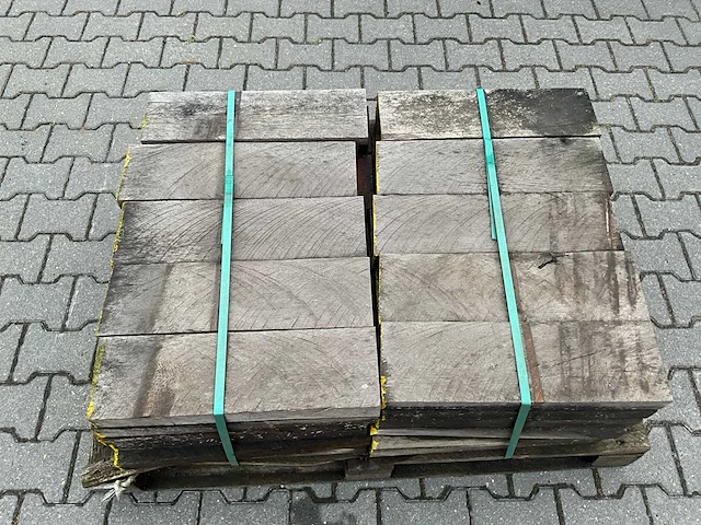 Hardhout azobe balk (500x150x50mm) (60x) - afbeelding 3 van  4