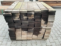 Hardhout azobe vlonderplank (1090x150x38mm) (140x) - afbeelding 3 van  4