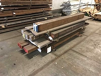 Hardhout balken en planken (40x) - afbeelding 1 van  4