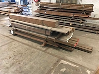 Hardhout balken en planken (40x) - afbeelding 2 van  4