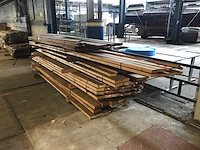 Hardhout en vuren balken en planken (80x) - afbeelding 2 van  3