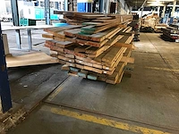 Hardhout en vuren balken en planken (80x) - afbeelding 3 van  3