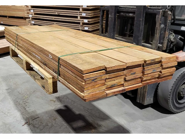 Hardhout planken 20 x 145mm 40 st./ 200cm - afbeelding 3 van  4